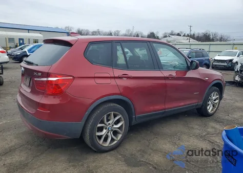 2013 BMW X3 xDrive35I из США, поврежденный, VIN 5UXWX7C57DL979945